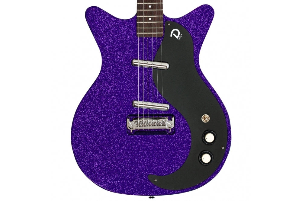 Danelectro Blackout 59M NOS+ Electric Guitar Purple Metalflake