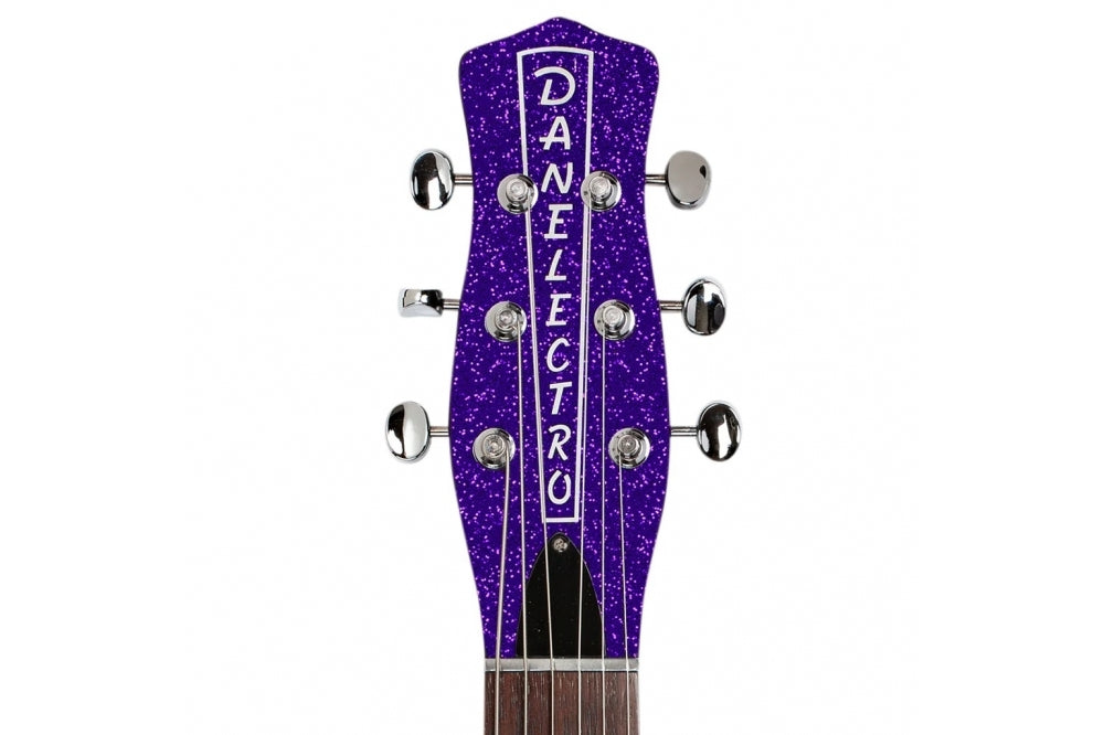 Danelectro Blackout 59M NOS+ Electric Guitar Purple Metalflake