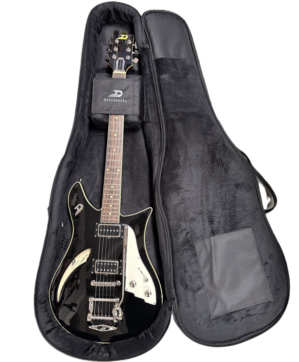 Duesenberg Double Cat Semi-Hollow Electric Guitar in Black