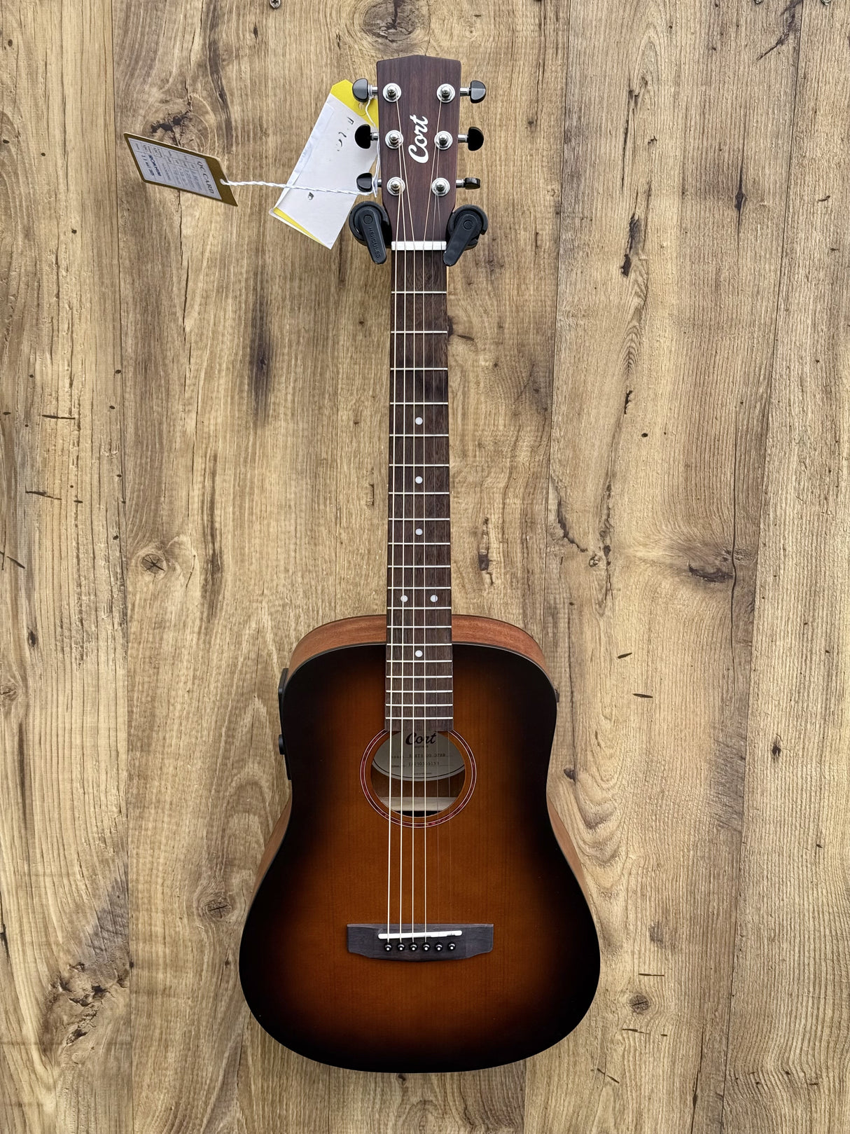Cort Earth GO Open Pore Brown Burst Mini Electro-Acoustic