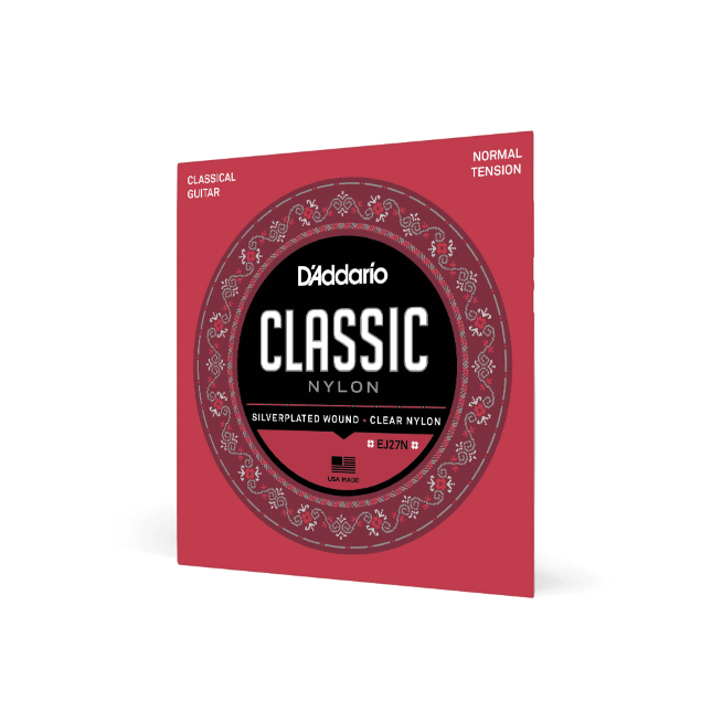 D Addario EJ27N Normal Tension 4/4 Classic Nylon Student Classical Guitar Strings