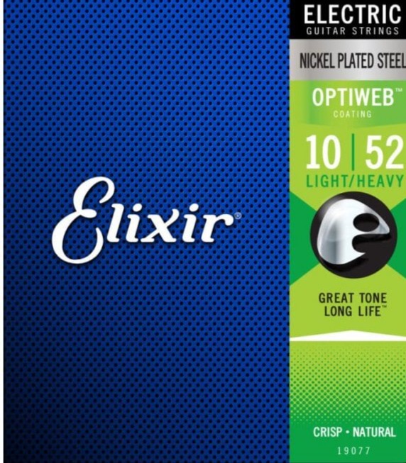 Elixir Optiweb .10 - .52 Light-Heavys