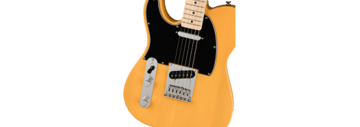 Squier Affinity Tele Left Hand MN Butterscotch Blonde with Black Pickguard