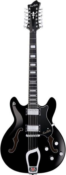Hagstrom Viking Deluxe 12 String - Black