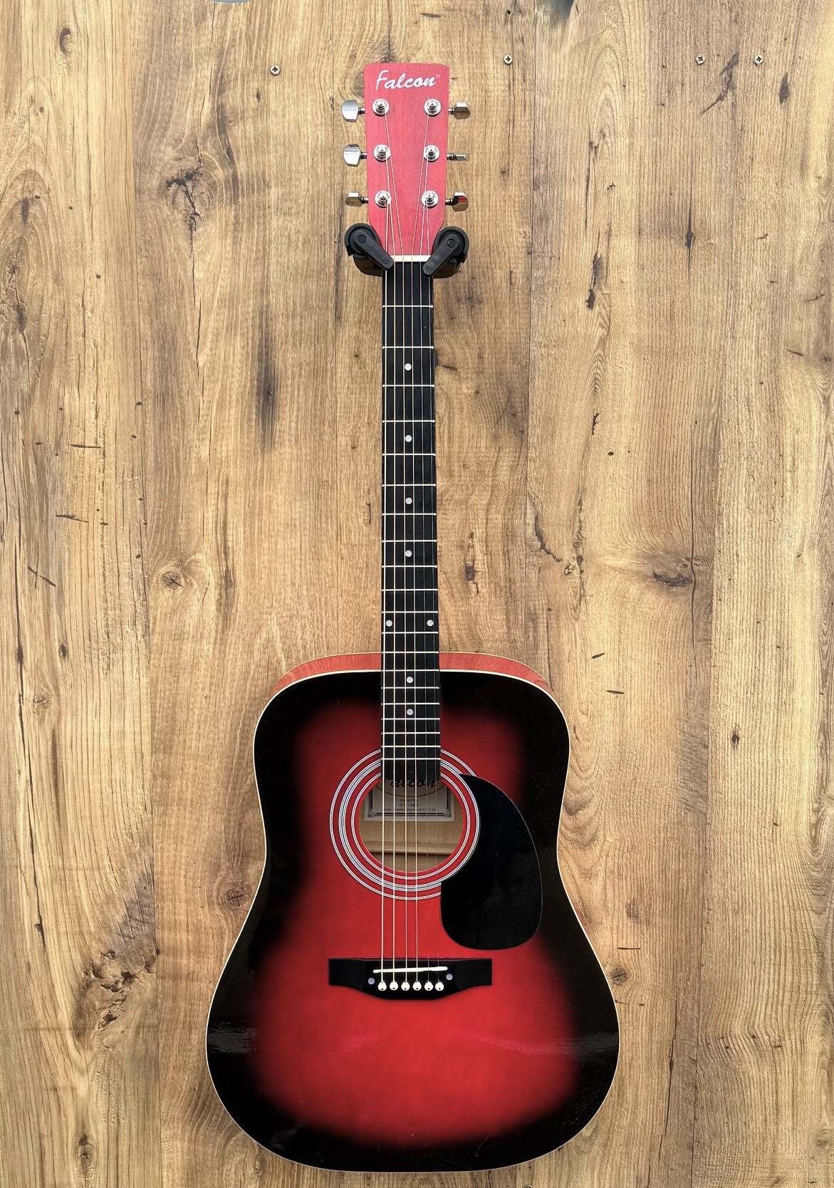 Falcon FG100R Dreadnought Red Burst