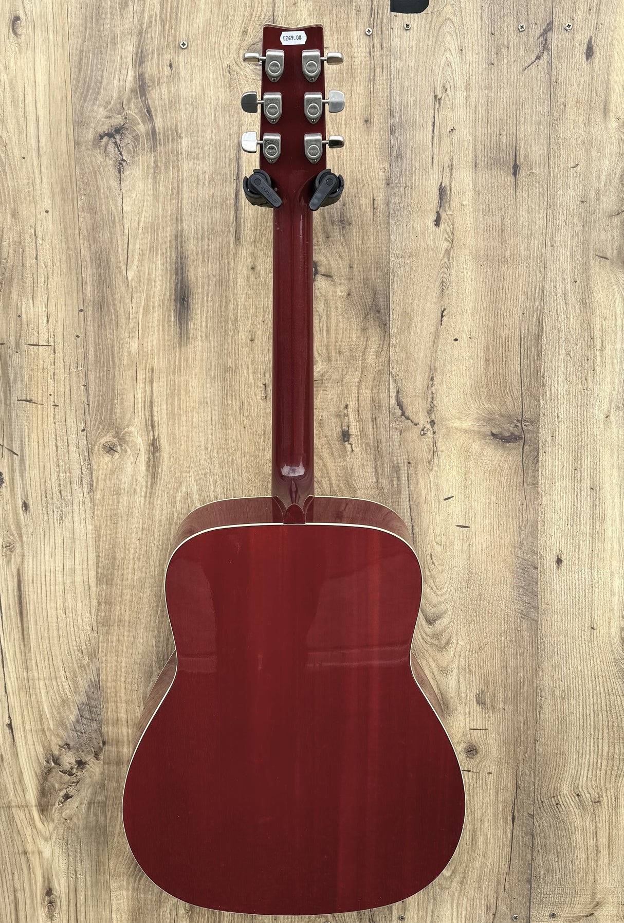 Yamaha FG295S Dreadnought 1970s Black Label - Cherry Sunburst