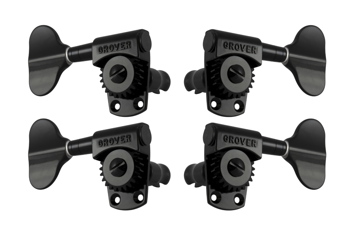 Grover Titan Electric Bass 145 Series Black Chrome Set 2 + 2