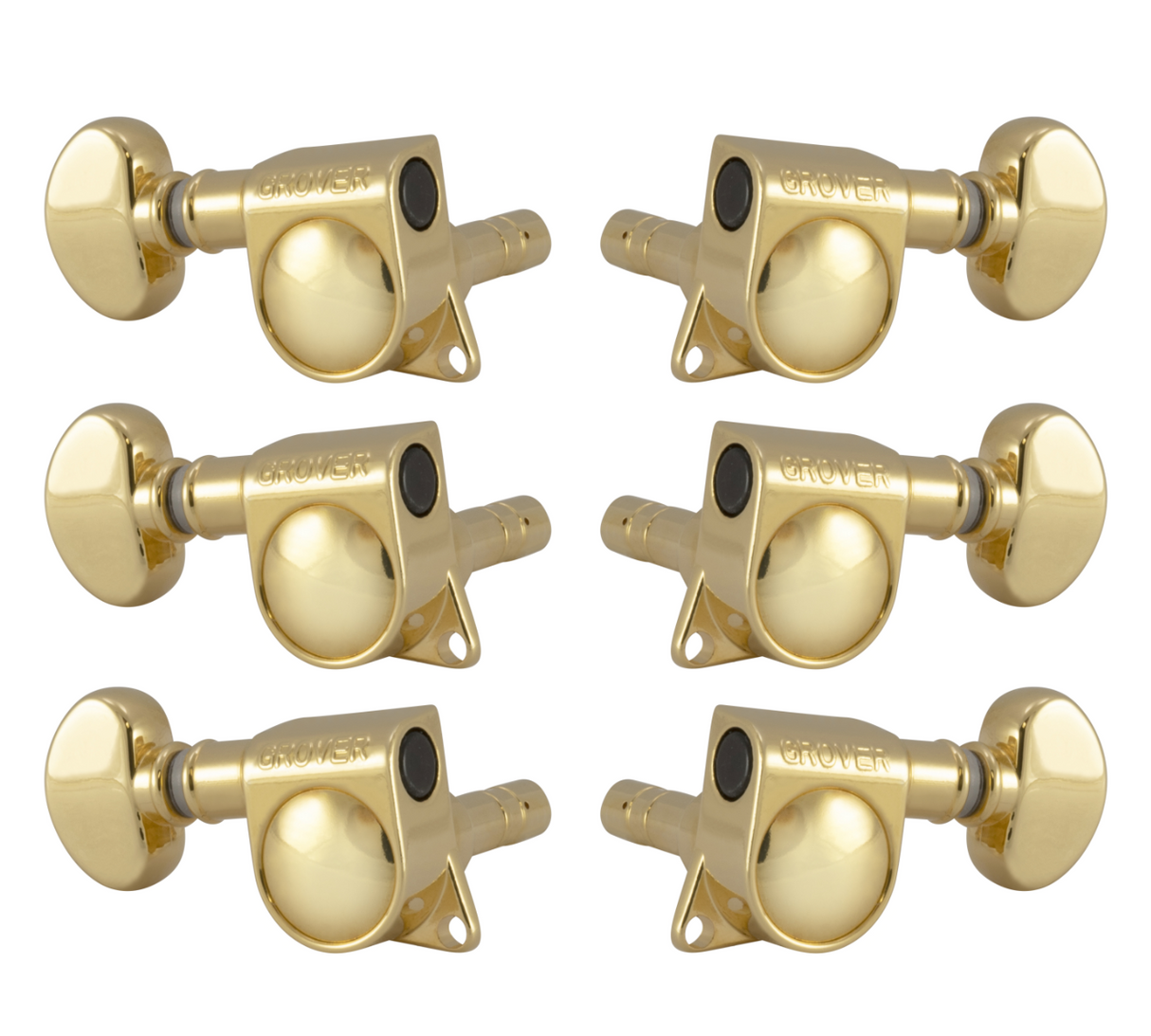 Grover Mid-Size Locking Rotomatics 406 Series Gold Set 3+3