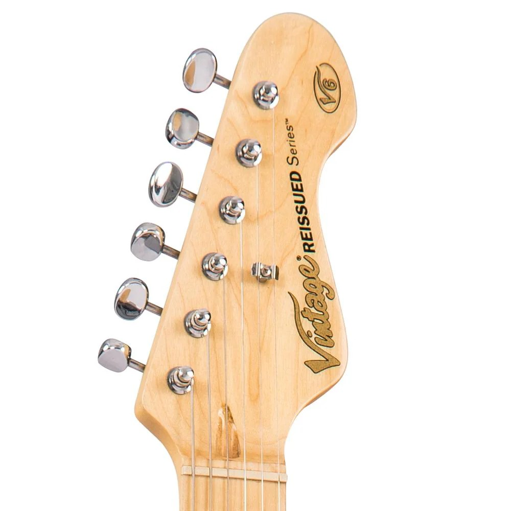 Vintage V6H Reissued Electric Guitar Boulevard Black