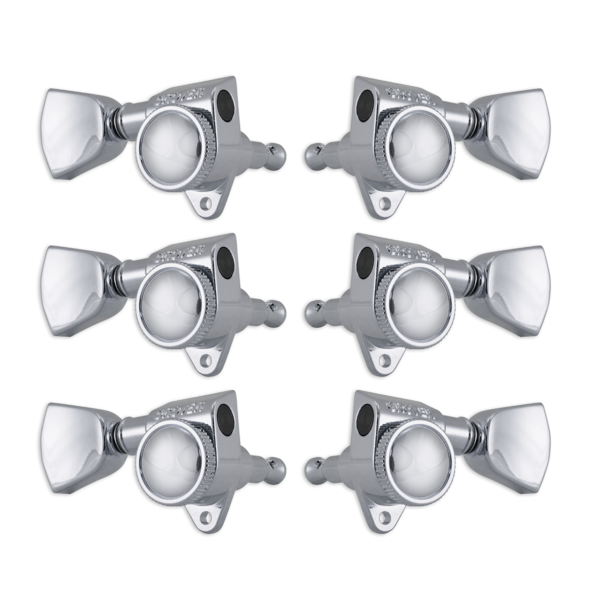 Grover Roto-Grip Locking Rotomatics Chrome Set 3+3 - Keystone Buttons