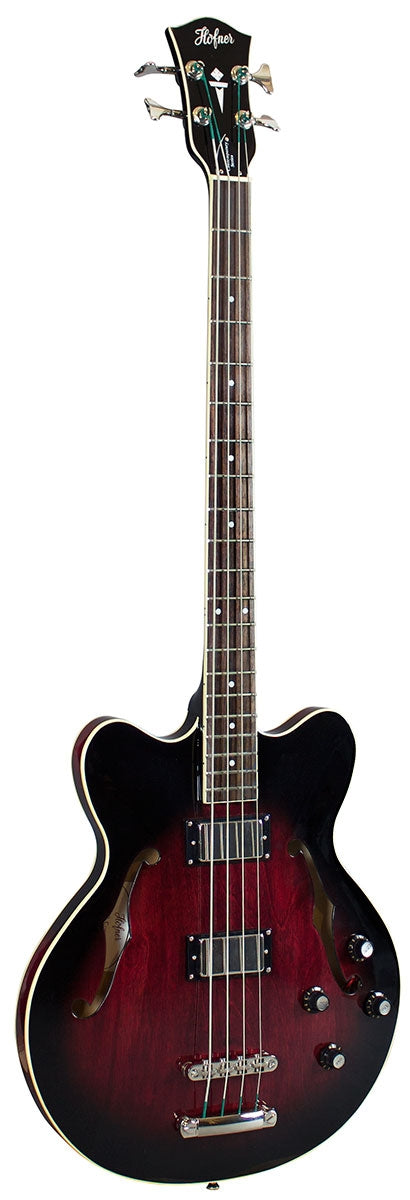 Hofner HCT Verythin Bass - Dark Cherry