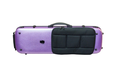 Hidersine Violin Case Polycarbonate Oblong Brushed Purple