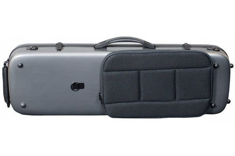Hidersine Violin Case Polycarbonate oblong Carbon Fibre Effect