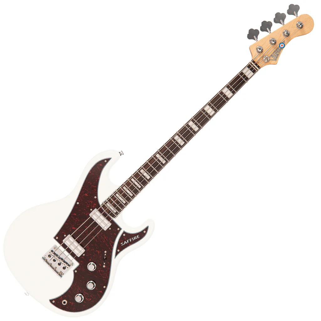 Rapier Saffire Bass Guitar Arctic White