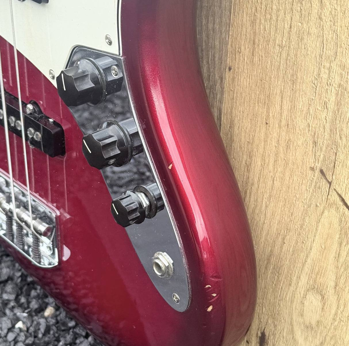 Fender American Standard Jazz Bass RW Crimson Burst 1996