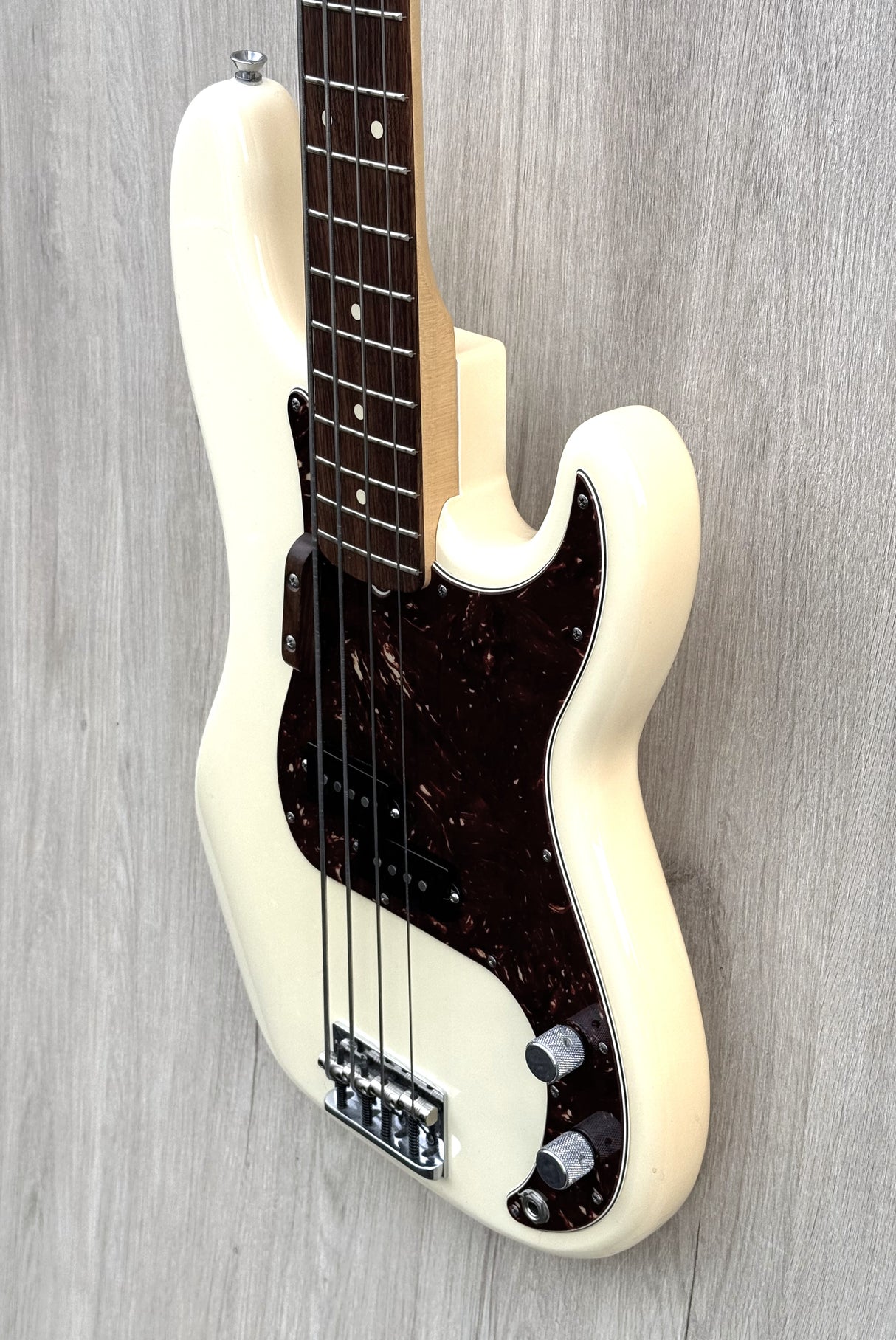 Fender American Standard Precision Bass RW Olympic White 2013