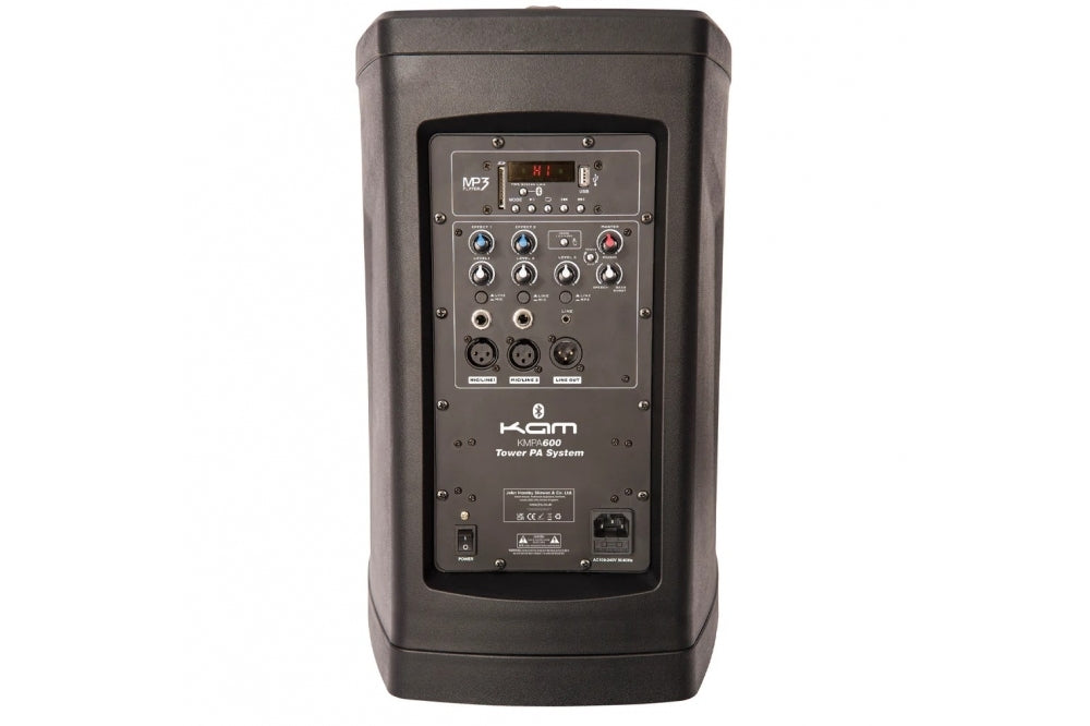 Kam KMPA600 Compact Tower PA System With Lighting
