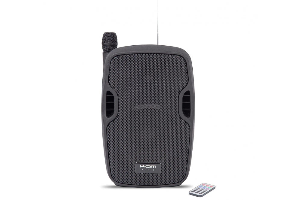 Kam RZ8AP Portable Bluetooth 8" PA Speaker Bundle