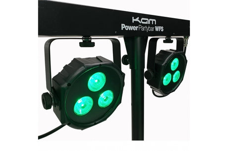 Kam Power Party Bar WFS Lights - inc lights, stand, footswitch & bag
