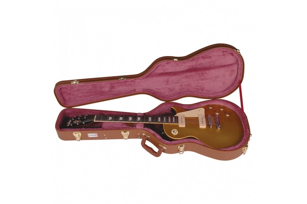 Kinsman Brown Hard Shell Case for Les Paul