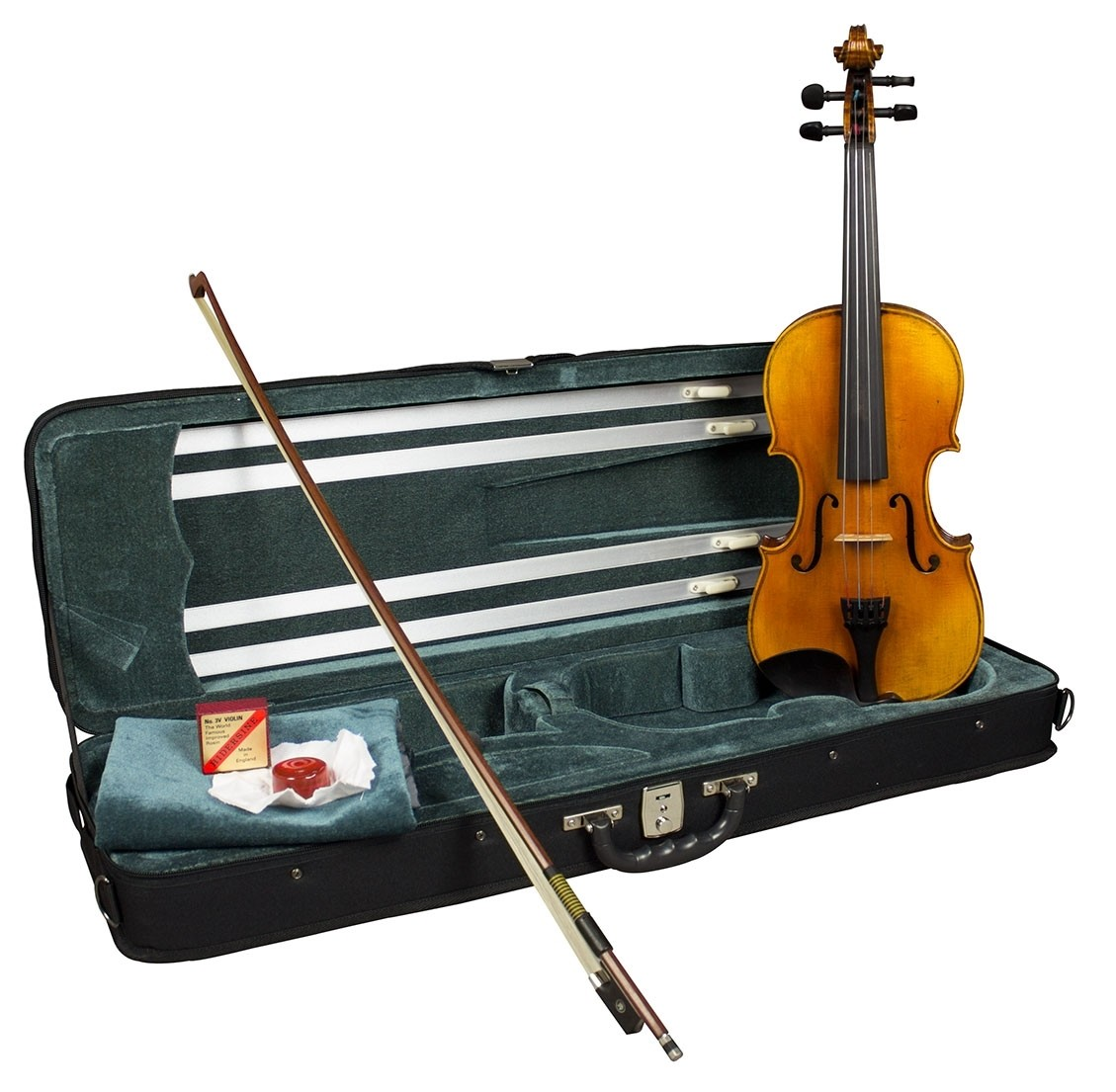 Hidersine Venezia Violin Outfit 4/4 + Dominant Strings