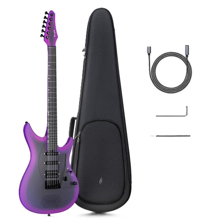 Enya Nova Inspire Smart Guitar Royal Purple With Case