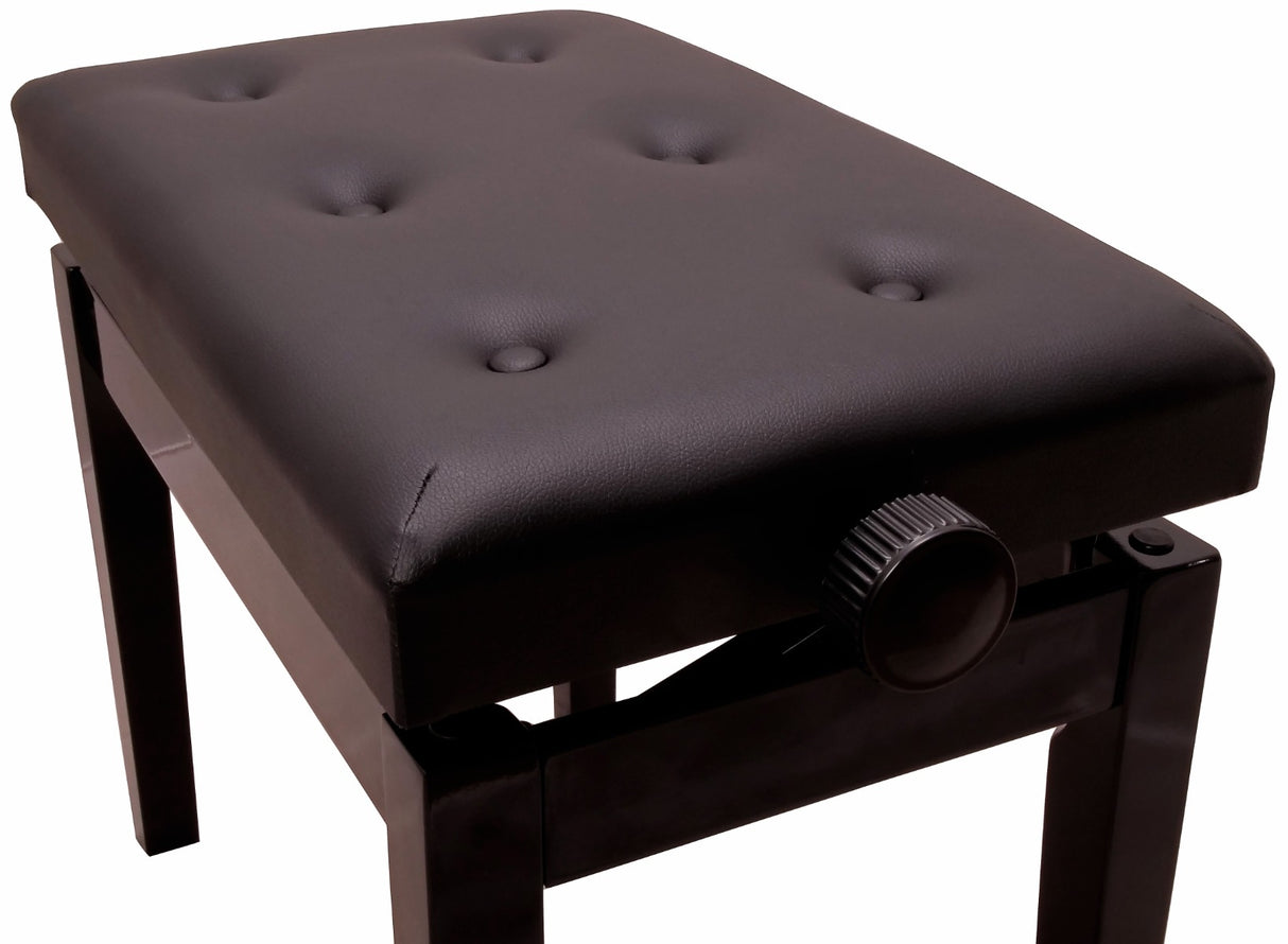 Montford Piano Bench Adjustable Height - Black