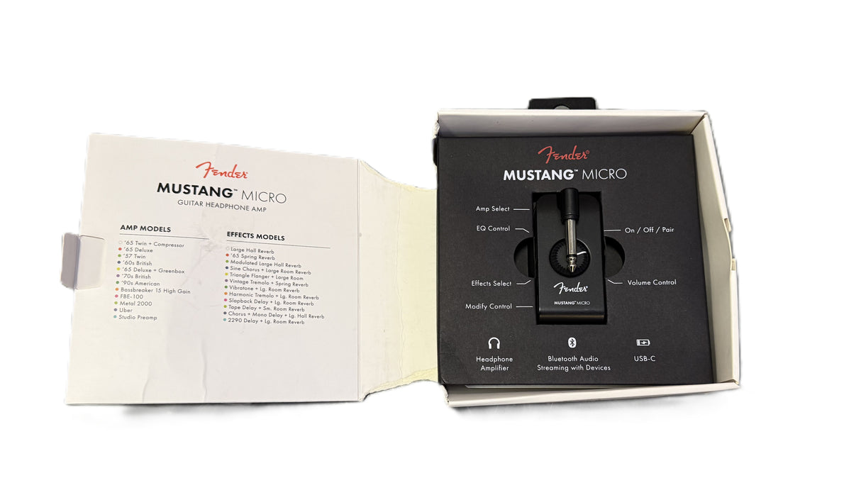 Fender Mustang Micro Guitar Headphone Amp