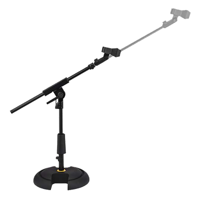 Hercules MS120BPRO Low Round Bass Mic Stand with Telescopic Boom
