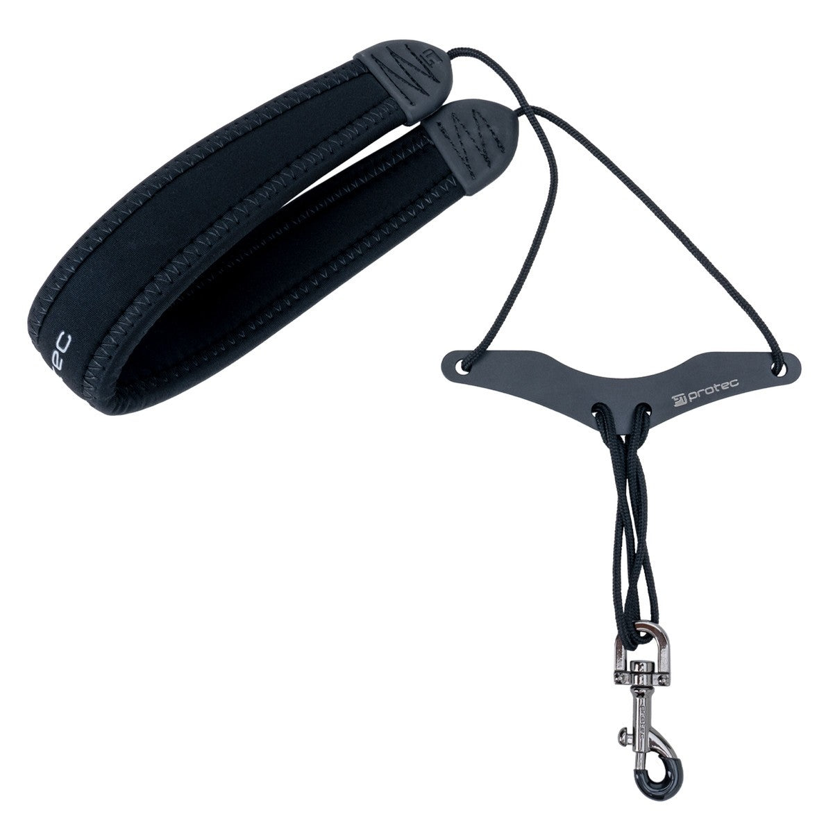 Protec 22in Neoprene Saxophone Neck Strap with Comfort Bar, Regula