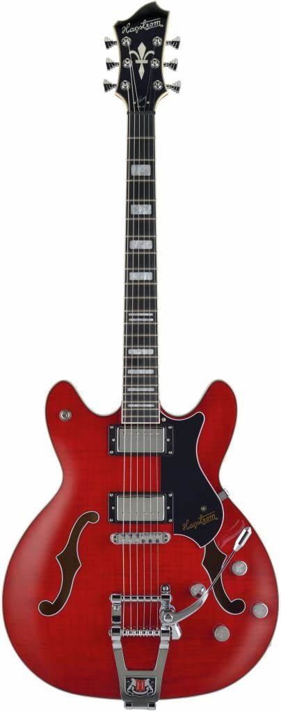 Hagstrom Tremar Viking Deluxe - Wild Cherry Transparent