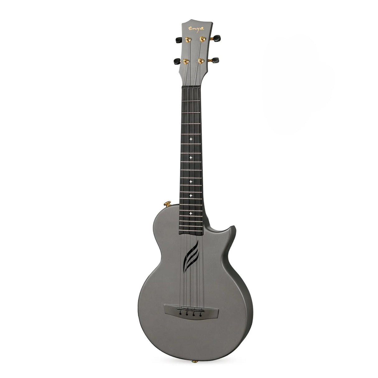 Enya Nova UE Pro Tenor Electro-Acoustic Ukulele Carbon Fibre Black