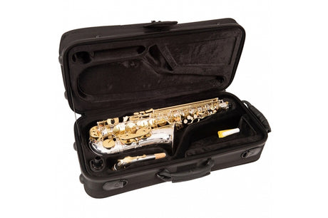 Odyssey Premiere Eb Alto Saxophone Outfit Silver Gold