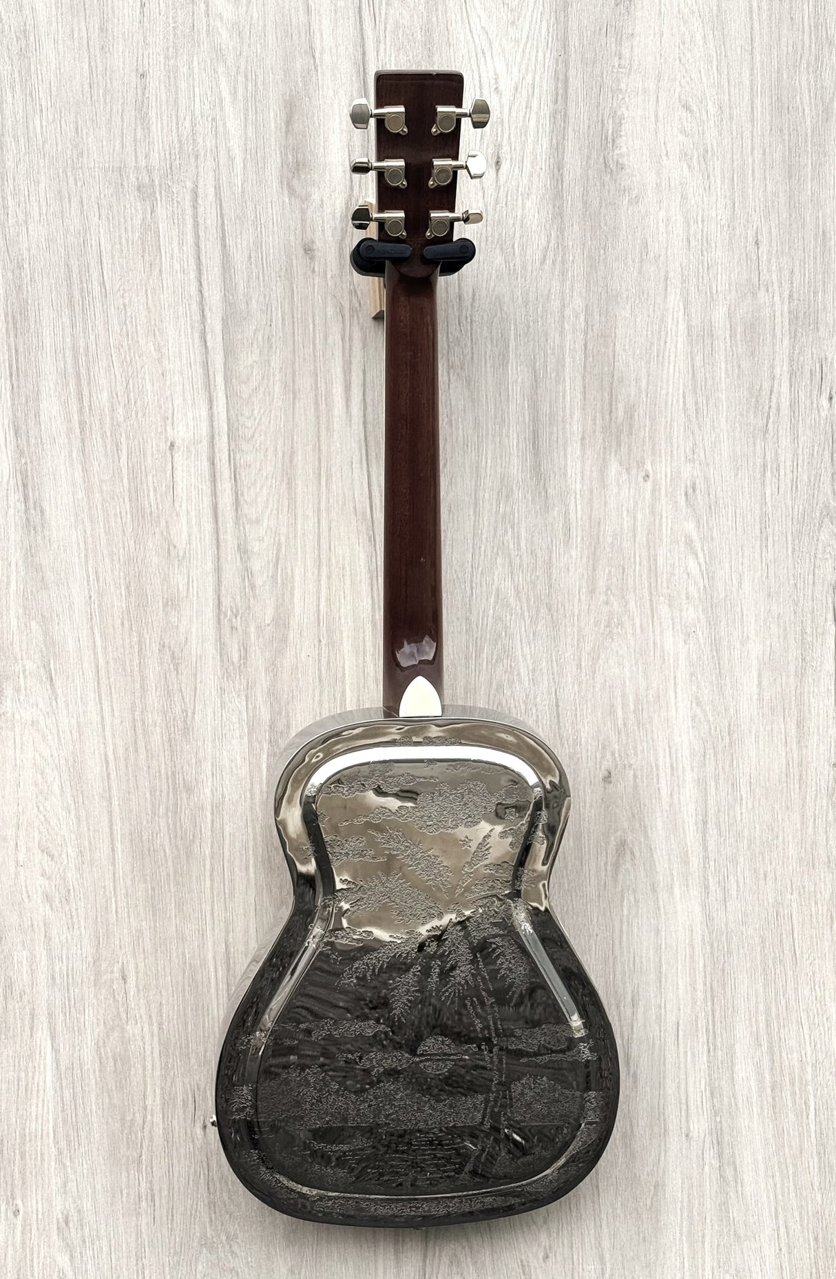 Ozark 3515BTE Thinline Metal Resonator Engraved