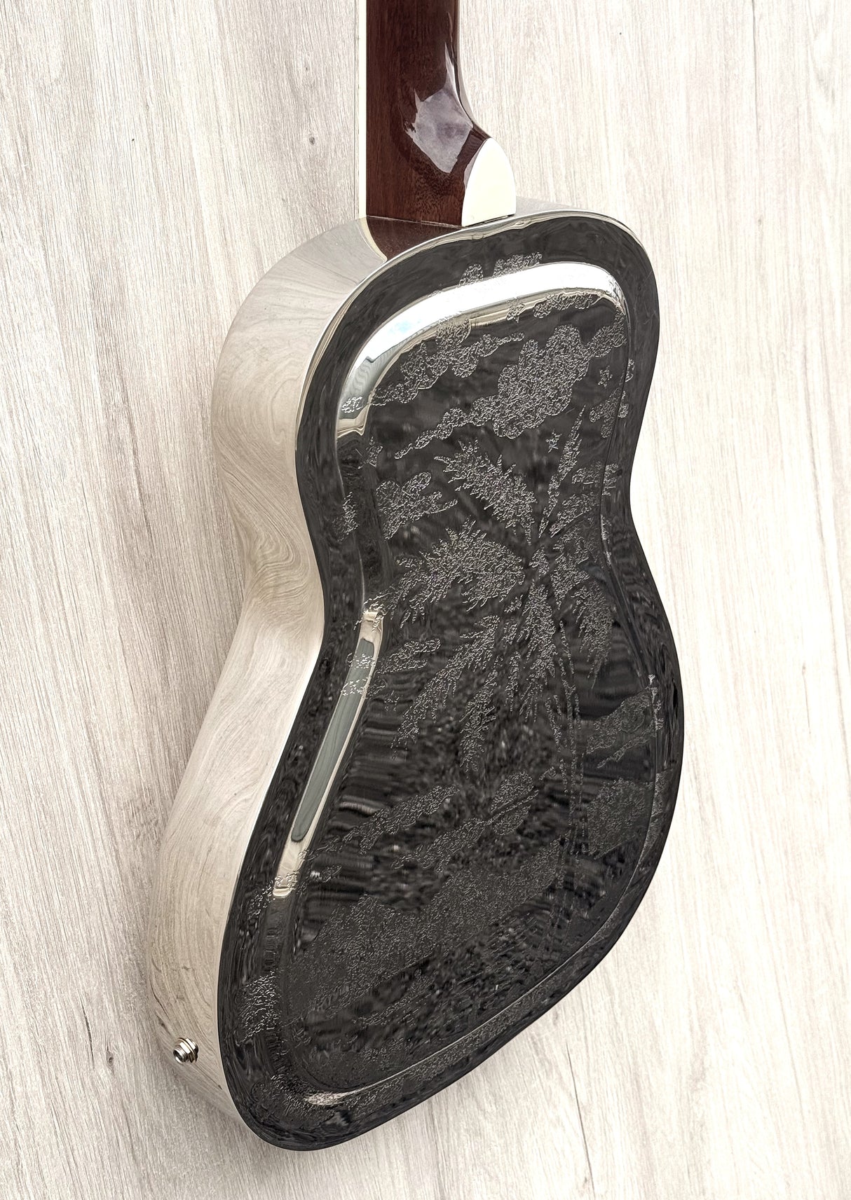 Ozark 3515BTE Thinline Metal Resonator Engraved