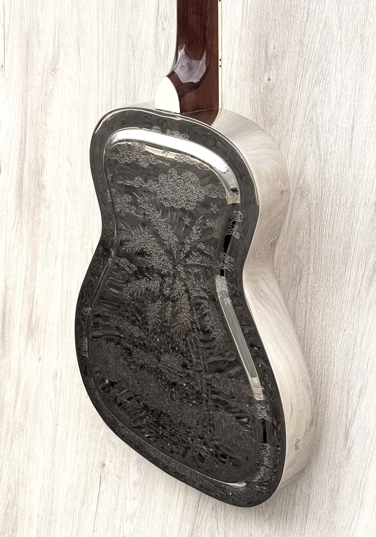 Ozark 3515BTE Thinline Metal Resonator Engraved