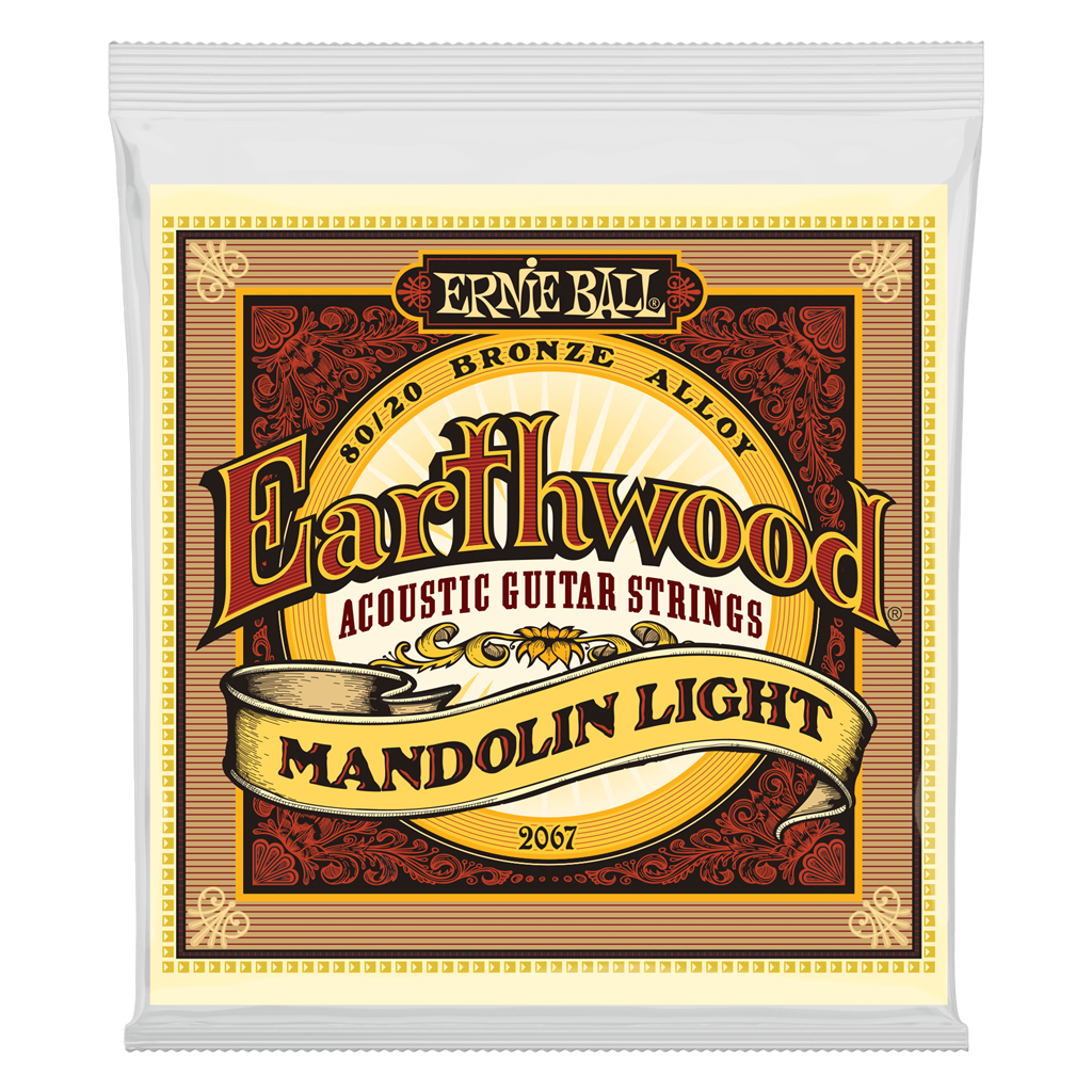 Ernie Ball Earthwood Mandolin Light Loop End 80/20 Bronze
