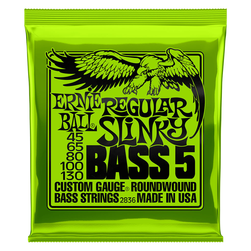 Ernie Ball Regular Slinky Bass 5 String Set 45-130