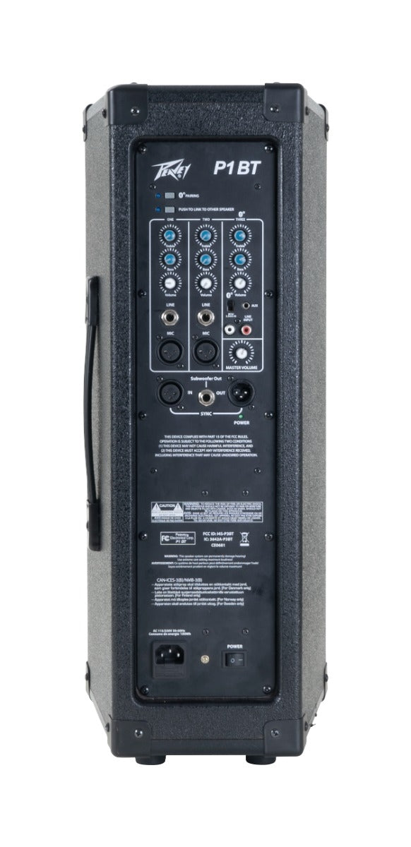 Peavey P1 BT All-In-One Portable PA System