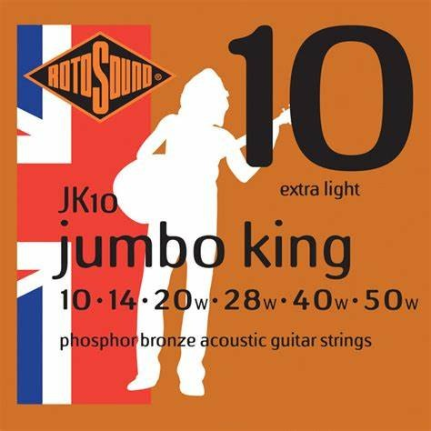 Rotosound Jumbo King Phosphor Bronze 10-50