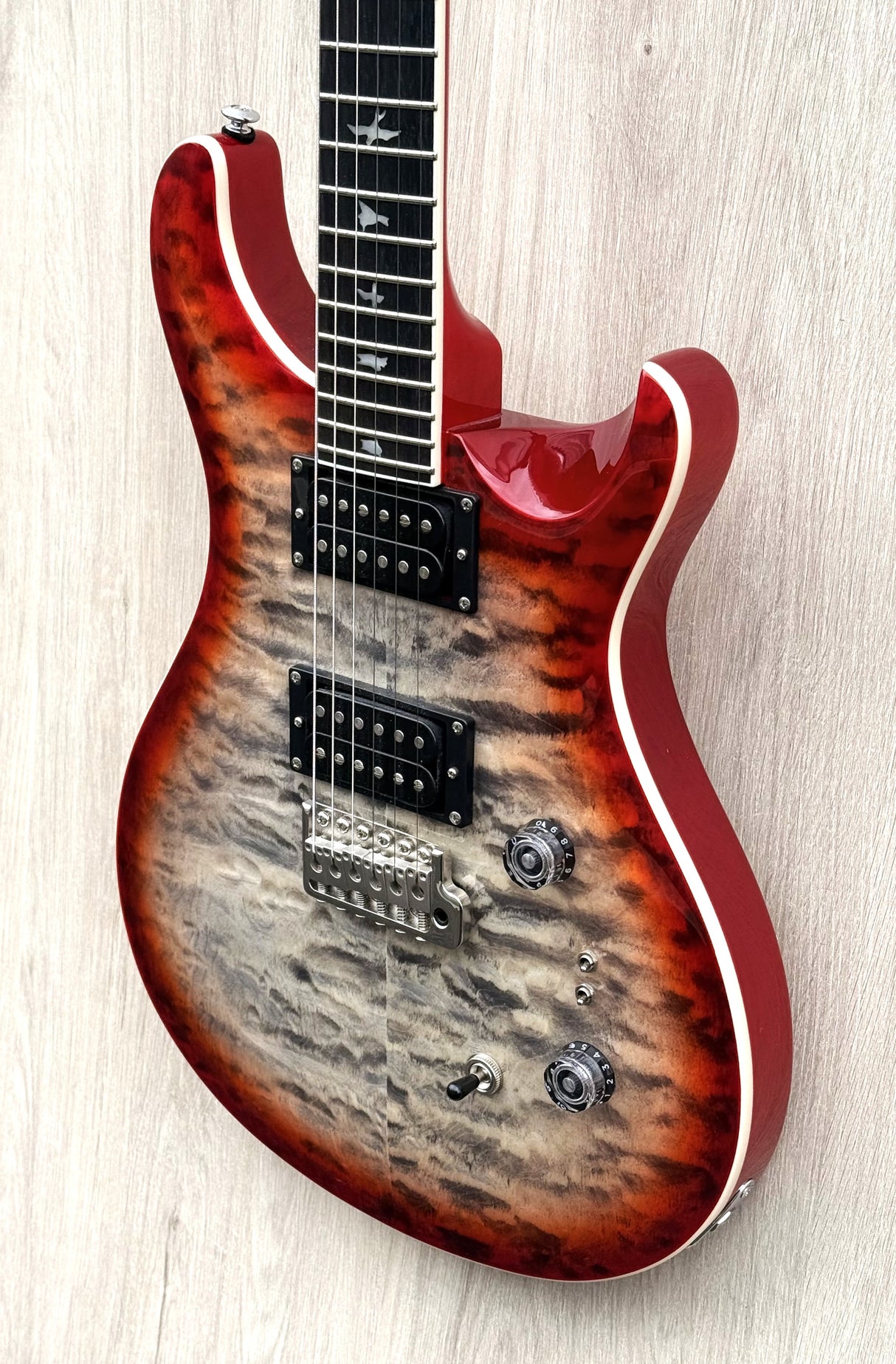PRS SE Custom 24-08 Quilted Cherry Burst