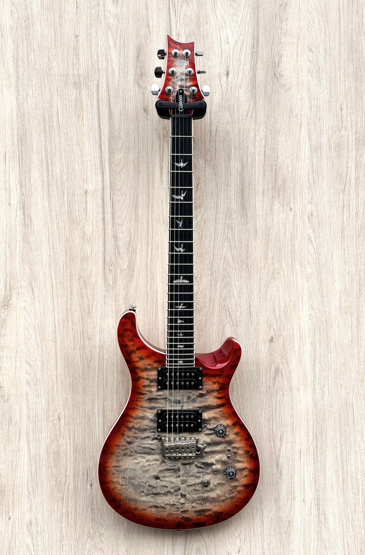 PRS SE Custom 24-08 Quilted Cherry Burst