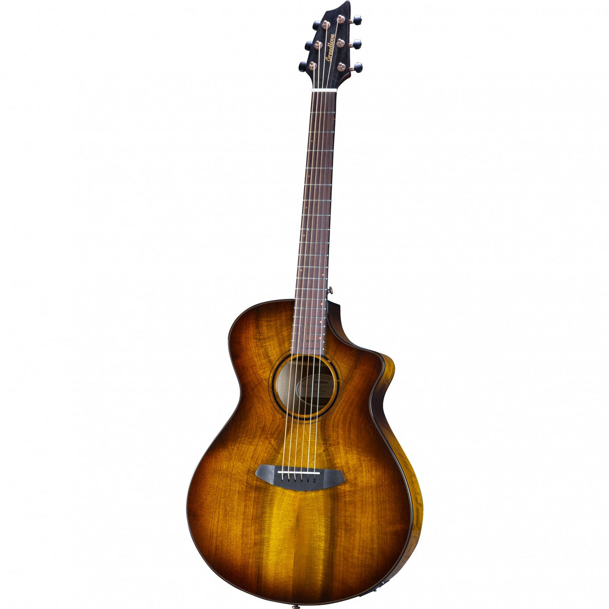 Breedlove ECO Pursuit Exotic S Concert Tigers Eye CE - Myrtlewood