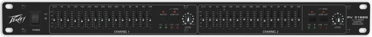 Peavey PV215 EQ Rack Mount Graphic Equalizer