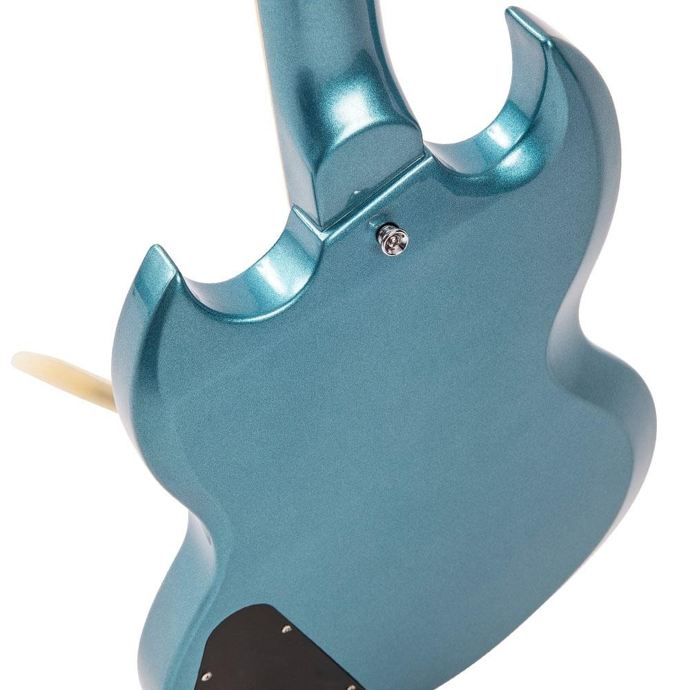 Vintage VS6 ReIssued with Vibrola Tailpiece - Gun Hill Blue