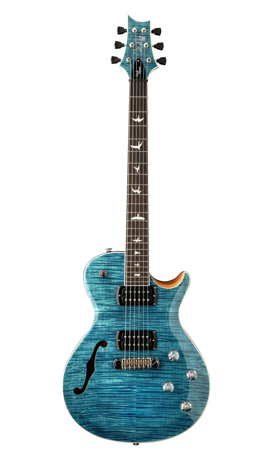 PRS SE Zach Myers Signature Semi-Hollow Myers Blue 2026