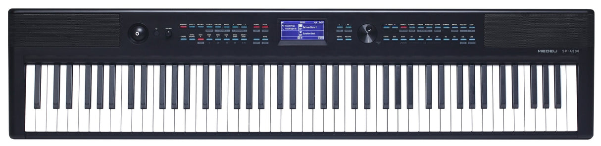 Medeli SP-A500SE Performer Series Digital Compact Stage Piano With Bluetooth 88 Key Black