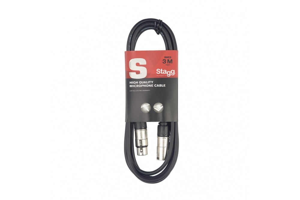 Stagg 3m/10ft XLR-XLR Microphone Cable