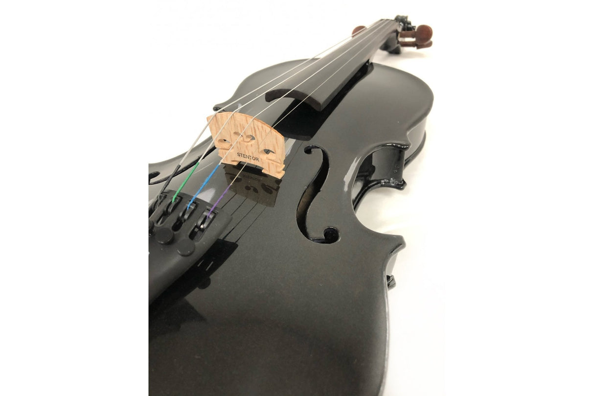 Stentor Violin Harlequin Black 1/2