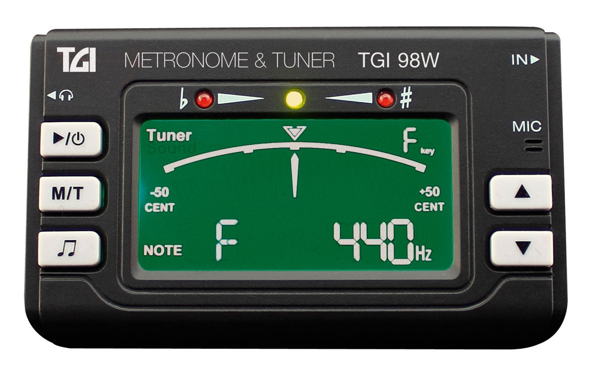 TGI Woodwind Brass Digital Tuner and Metronome with Clip On Mic